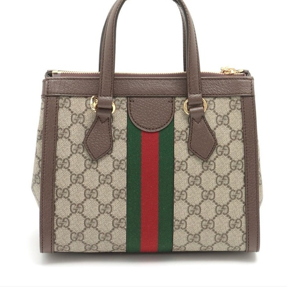Gucci Ophidia Small Tote Bag used 2 times,the shoulder strap is missing - Picture 7 of 9